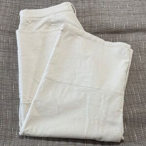 Everlane The Way-High Gardener Cropped Cord in Ecru